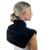 Huggaroo Embrace Microwave Heating Pad - Unscented - Cordless Weighted Shoulder Heating Pad Heated Neck Pain Relief - Comfort  Relaxation Neck Heating Pad for Neck Pain   Stocking Stuffer Embrace - Black (Unscented)