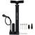 VIMILOLO Bike Pump Portable, Ball Pump Inflator Bicycle Floor Pump with high Pressure Buffer Easiest use with Both Presta and Schrader Bicycle Pump Valves-160Psi Max Classic