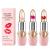3 Packs Flower Jelly Lipstick Set Magic Temperature Color Change Lip Balm Long Lasting Moisturizer Lip Gloss Flower Jelly Lipstick Makeup Set (3PCS Set A)