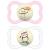 MAM Supreme Night Baby Pacifier  for Sensitive Skin  Patented Nipple  16+ Months  Girl  2 Count (Pack of 1) 16+ Month (Kids) Pink