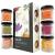 Foodoko finest - gourmet salt spice gift set spice salt in the trial set sea salt salt set from Spain in the gift set (6x40gr) glasses