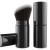Falliny Retractable Makeup Brush, Angled Kabuki Powder Makeup Brush Travel Face Blush Brush with Cover for Blush, Bronzer, Buffing, Highlighter Flawless Powder Cosmetics