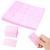Tingdongwei 900 pieces lint -free nail cotton pads lint -free nail towels for preparation and completion of the nail art manicure nail polish remover cotton pads nail wipes pads (pink)