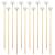TXIN 12 Pieces Goose Feather Ear Pick  Bamboo Handle Ear Wax Remover  Ear Picker Cleaner  Ear Curette Cleaning Stick  Wood Earwax Removal Tool for Adult Men Women Ear Care Supplies