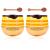 Kyda 2 PCs Bee Balm Lip Balm moisturizing lip mask for day & night lip care lighten the dark lip color Reduce lip lines & folds lip peeling lip moisturizer