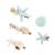 Shell Pearl Starfish Hair Clip Set for Women Girls  Princess Alligator Hair Clips  Ladies and Girls Headwear Styling Tools Hair Accessories