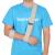 supregear Arm Sling Adjustable Lightweight Comfortable Shoulder Immobilizer Arm Sling Breathable Medical Shoulder Support for Injured Arm Hand Elbow 71 inch (Grey)