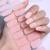 Pink Semi Cured Gel Nails Strips 20 Stickers Nail Wraps Soft Self-Adhesive Gel Nail Stickers Salon-Quality Gel Nail Strips for Nails Manicure UV/LED Lamp Required (01-Pink)
