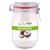 GreatVita Coconut Oil tasteless (deodorized) 1000 ml in a swing top jar for cooking frying baking Coconut Oil 1 l (1 pack)