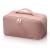 Large Capacity Travel Makeup Bag Portable Travel Cosmetic Toiletry Bag Wash Bag Multifunctional Storage Waterproof Makeup Bag Organizer with Compartments for Women Girls (Pink)