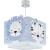 Dalber children's lamp pendant light hanging lamp baby jungle animals plastic blue