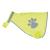 Trixie warning vest for dogs XS neon yellow - safety vest with reflective elements for more safety in the dark - adjustable & easy to care for with Velcro fastener - 30080