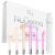NuDerma Professional Skin Therapy Wand - Portable High Frequency Skin Therapy Machine with 6 Neon & Argon Wands  Boost Your Skin  Clear Firm & Tighten