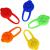 Yizhet Dog Collar Lights 5 Pcs Clip-On LED Dog Lights with 3 Modes Waterproof Silicone Dog Pet Cat Collar Lights Colorful Flashing Safety Lights for Outdoor Night Walking (Batteries Included)