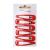 RCL hair clips 5 cm red