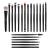 AOOWU MAKE UP brush set 20 pieces of eyeshadow brush set make -up tools face and eyes cosmetics make -up brush cosmetic brush for foundation concealers blush and eyeshadow (20PCs)
