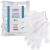 ForPro Premium Exfoliating Gloves for Cosmetic Application and Product Removal  One Size Fits Most  White  6 Pairs