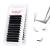 Fadlash Easy Fan Lashes D Curl 0.07 10mm Single Lashes Russian Lashes Natural Look Self Fanning Eye Lashes Automatic Blooming Russian Eyelashes Extensions(0.07-D-10) 10 mm 0.07-D