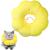 Cat Recovery Collar Cat Cone Cute Sun Flower Neck Cat Cones After Surgery Adjustable Cat Collar Recovery Collar Cone Suitable for Pet Medical for Rehabilitation Grooming Wound Healing