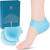 MHSY Silicone Heel Protectors  2PCS Gel Heel Cups for Heel Pain  Heel Cushion for Plantar Fasciitis Achilles Tendonitis Cracked Heels Spur Aching Heels Relief for Women and Men