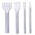 4 PCS Leather Stitching Punch, Leather Hole Punch, 1/2/4/6 DIY Diamond Lacing Stitching Chisel Set, Stainless Steel Leather Craft Tool Hole Punches Silver
