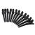Anself 12pcs Combi-Clip Hair Clips Hair Clamps Hair Clip Sectioning Clips Hair Clips Combi made of plastic black