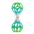 Bright Starts Oball Shaker Rattle Toy, Ages Newborn +