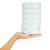 Vive Lotion Applicator Replacement Pads (6 Pack) - Long Reach Handle Loofah Sponge Shower Scrubber for Self Back Application - Body Bath Wash Brush for Skin Cream, Suntan, Tanning, Aloe - Men, Women
