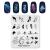 Alexnailart Nail Art Stamping Plates Picture template with Ocean Mermaid Shell Quellen Beach Pattern For Nail Design Manikure Print DIY Nail Design Nail polish Transfer Tools OC010