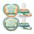 Philips Avent Ultra Air Nighttime Schnuller- 2-person pack BPA-free breathable breathable shining pacifier for babies from 18 months including transport and sterilization box (SCF376/23)