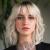 BESTUNG Short Blonde Wig Ombre Dark Blonde Bob Wig with Fringe Neck Length Blonde Wavy Hair Wig Fancy Dress Synthetic Wigs for Women With Dark Roots Natural Looking (10 Inches) blonde#88