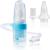 Fuchsi Baby Nasensucker |Medical silicone |Filterless & endless usable |Practical 1 hand control |+ Reserve 1x nose & 1x mouth attachment |German brand |Klein-Kind nasal sucker