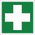 pubblimania First Aid Box PVC robust self-adhesive for indoor and outdoor use (Cm 12x12)
