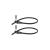 Hiplok Bike Lock's Z LOK Armoured Security Tie & Bike, Twin Black, Pack