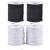 Stretchy String for Bracelets, 4 Rolls 1 mm Sturdy Elastic String Elastic Cord for Jewelry Making, Necklaces, Beading (2 Black+ 2 White)
