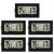 Thlevel Humidity Meter Thermometer Hygrometer Mini LCD Digital Temperature Room Thermometer for Indoor Office Living Room (5PCS)