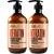 Keratin Shampoo and Conditioner Set - Sulfate Free  Moisturizing Treatment for Men and Women - Hair Thickening Product for Volume and Shine - With Moroccan Argan Oil