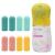 8 Pack Leak Proof Sleeves for Travel Container Toiletry Covers for Leak Proofing in Luggage Silicone Travel Bottles Leak Proof Tool Fits Most Size Bottles Elastic Sleeves for Women Men Colorful 8PCS