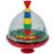 Lena 52120 - Panorama ride Railway 19 cm plastic flywheel classic pumping roundabout music circle with locomotive gyro with a standstill toy scout for children from 18 months