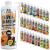 C.P.Sports beverage syrup for mineral drink i syrup sugar-free for vital drink papaya-maracuja with vitamins i beverage concentrate for mixing with water for sports drink i 1 liter + pump donor papaya-maracuja 1 l (1 Pack)