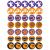 35 x Pre Cut Halloween Cake Cupcake Toppers/Decorations Edible Wafer Paper
