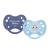DODIE Anatomical Pacifier 6 Months BPA Free Durable Blue Boys Hippo 2 Pack