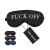 NMM Global 100% Mulberry Silk Sleep Mask Blackout Cute Natural Sleeping Mask with Adjustable Elastic Strap Satin Eye Cover for Men Women Adults (Fuck Off) Medium (Pack of 1) Fuck Off