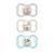 MAM Air Night & Day Baby Pacifier for Sensitive Skin Glows in The Dark 3 Pack 6-16 Months Unisex