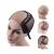 4X4 Inch U Part Swiss Lace Wig Cap for Making Wigs with Adjustable Straps on the Back Glueless Hairnets (Black M) M(54cm) Black