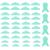 44 Piece Lash Lift Rods,Silicone Eyelash Perming Curler Makeup Tools,5 sizes S/M/M1/M2/L,Reusable Lash Lifting Pads (Green)
