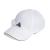 adidas Unisex Hat Aeroready Training Running Baseball Cap One Size white/black/black