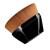 Foundation Makeup Brush Top Kabuki Face Brush Multifunctional for Blending Liquid Cream or Flawless Powder Cosmetics (black) monoblack