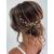 JAKAWIN Leaf Bride Wedding Hair Vine Gold Hair Piece Bridal Hair Accessories for Women and Girls HV179 (Gold)