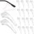 KAONESS 20 Pairs Anti-Slip Glasses Temples Soft Anti-Slip Glasses Ear Hooks Silicone Glasses Anti-Slip Ear Pads Transparent